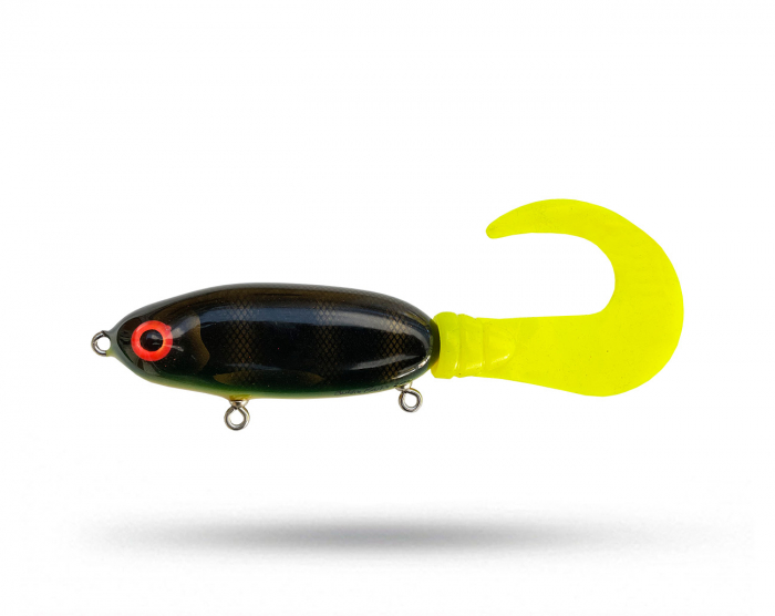 Juhlin Baits Hunchback Tail Junior - Black Pike i gruppen Fiskedrag / Tailbeten hos Örebro Fiske & Outdoor AB (Hunchback Jr-Black Pike)